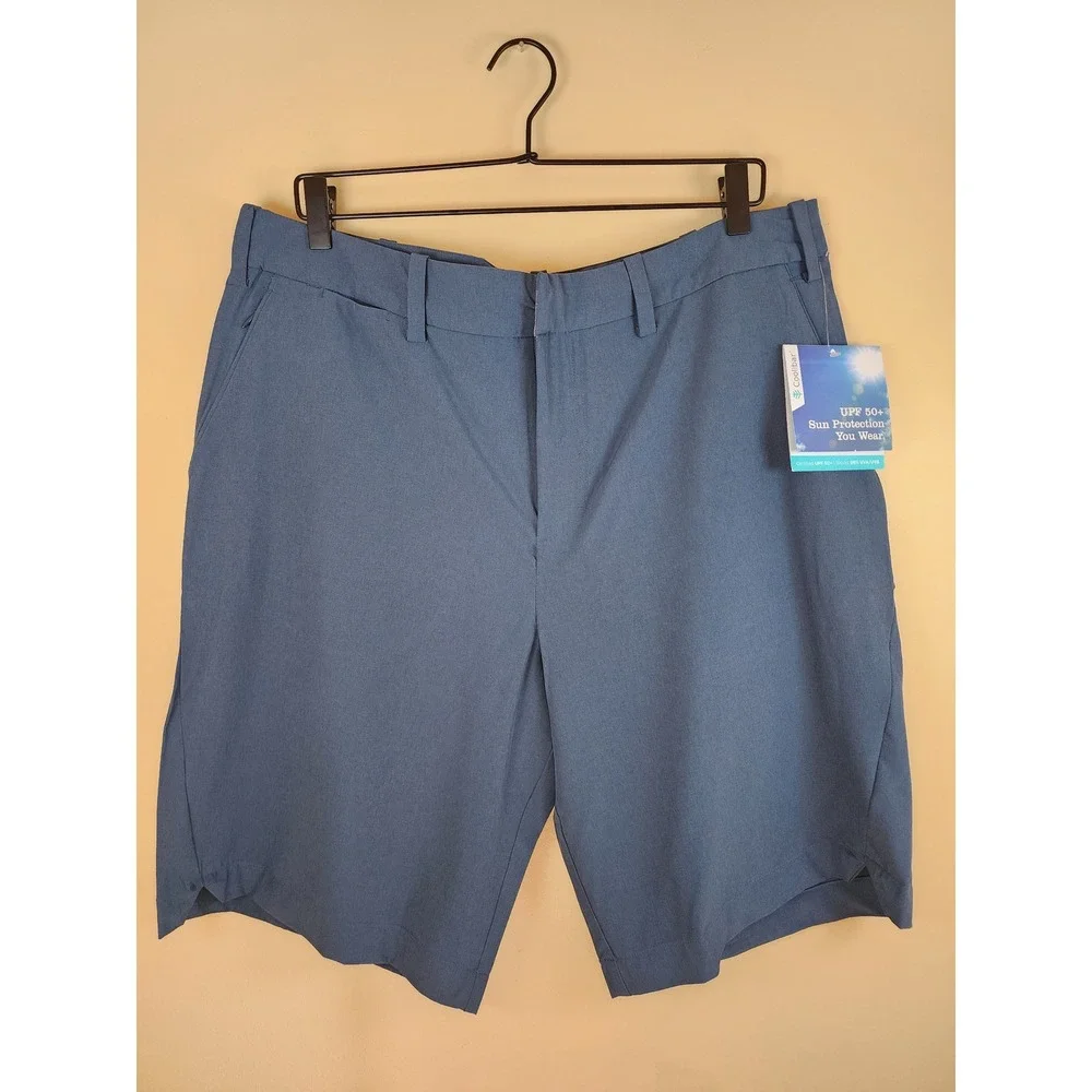 NWT Coolibar Mens 36 Shorts UPF 50+ Sun Protection Technical Utility Pockets New